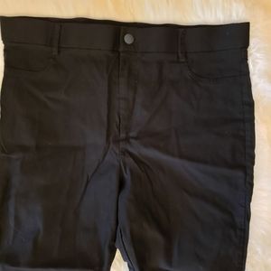 Stretchy black "skinny jean" pants women's size XL